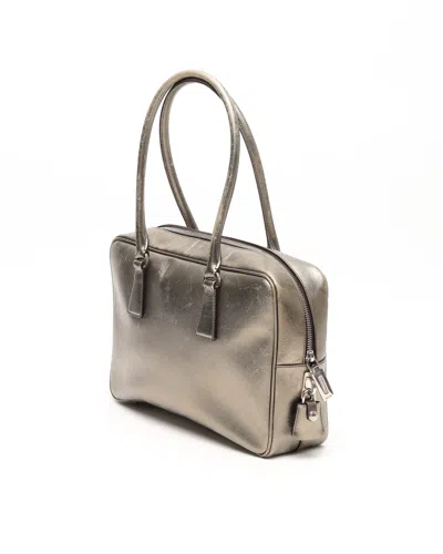 Prada Medium Saffiano Bauletto Bag