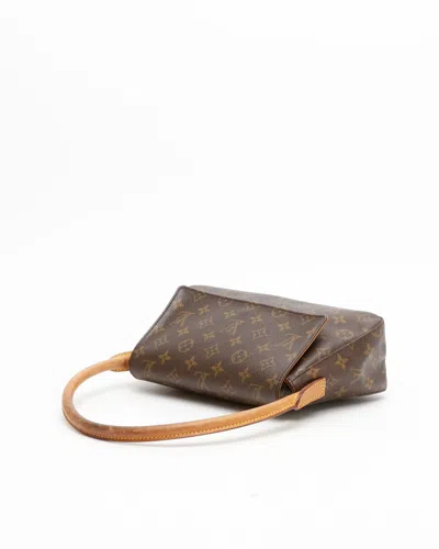 Pre-owned Louis Vuitton Monogram Mini Looping Bag In Brown