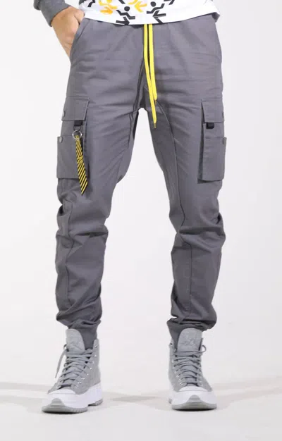 The Athletic Side Of Us Crotona Cargo Pants In Gray