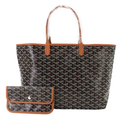 Pre-owned Goyard Pvc Leather Tote Bag () In Black