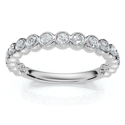 Pompeii3 1/2ct Diamond Wedding Ring Channel Set 14k Gold Or Platinum Lab Grown Ef/vs
