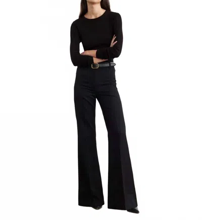 Nili Lotan Eliot Boy Pant In Midnight In Black