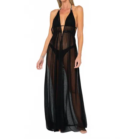 Jbq Alma Maxi Dress In Black In Black