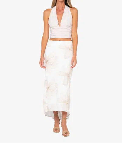 Jbq Hendrick Maxi Skirt In White In White