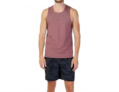 Fox Racing Men's Rep Tank Top In Cordovan Red In Pink