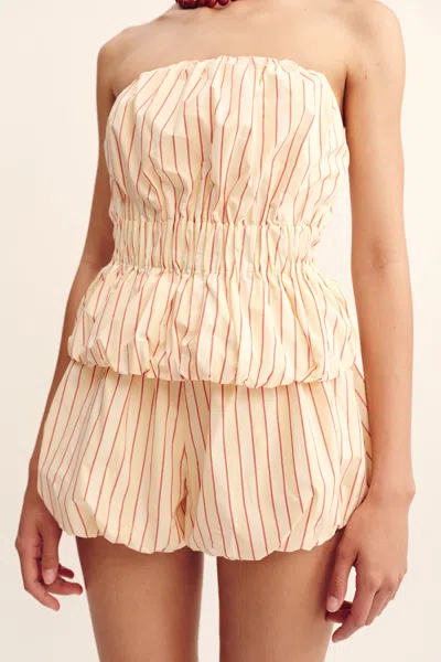 The Posse Aurelia Strapless Top