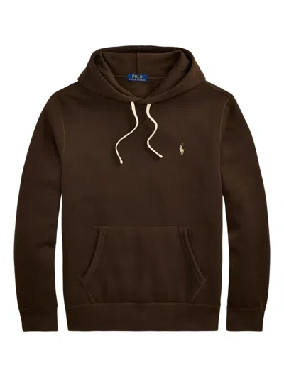 Polo Ralph Lauren Long Sleeve Shirts Man Ralph Lauren - Lspohood M2 Long Sleeve Knit - Brown In Brown