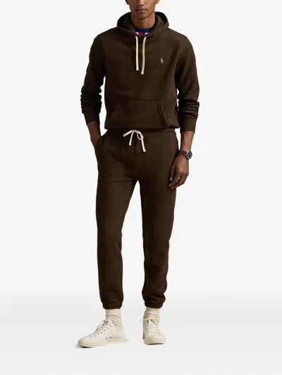 Polo Ralph Lauren Long Sleeve Shirts Man Ralph Lauren - Lspohood M2 Long Sleeve Knit - Brown In Brown