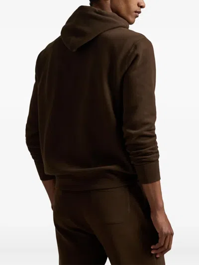 Polo Ralph Lauren Long Sleeve Shirts Man Ralph Lauren - Lspohood M2 Long Sleeve Knit - Brown In Brown