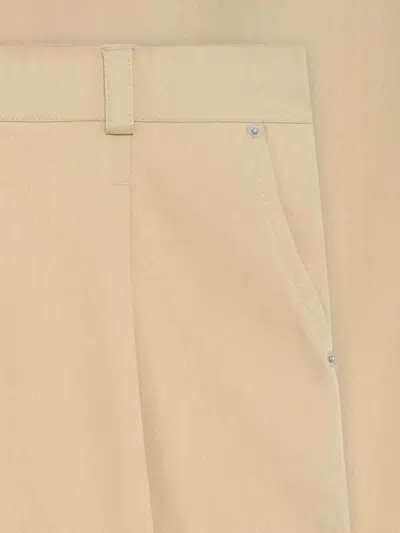 Drôle De Monsieur Pleated Trousers In Neutral