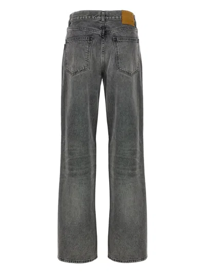 Haikure Korea Five-pocket Cotton Jeans In Brown
