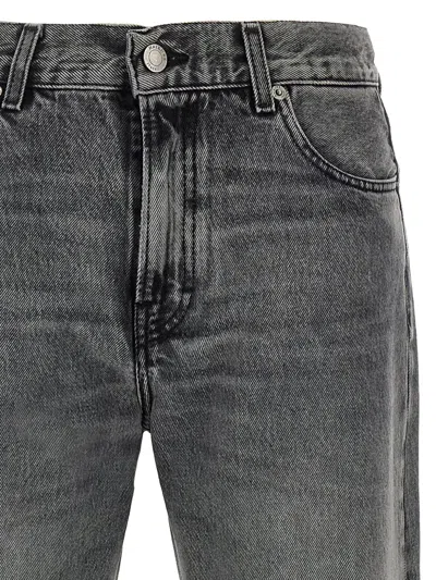Haikure Korea Five-pocket Cotton Jeans In Brown