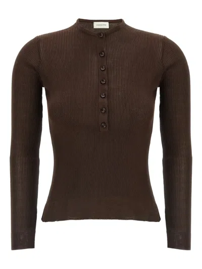 Magda Butrym Luxe Silk Knit Sweater
