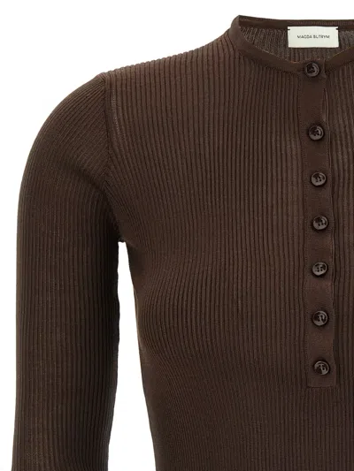 Magda Butrym Luxe Silk Knit Sweater