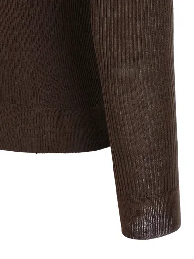 Magda Butrym Luxe Silk Knit Sweater