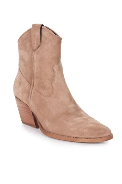 Very G Women's Deirdra Ankle Bootie In Taupe