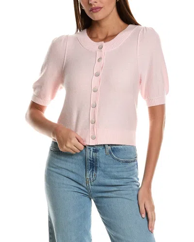 Free People Isla Solid Wool & Cashmere-blend Cardigan In Pink