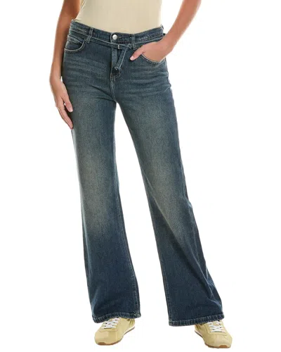 Free People Sabine Slim A-line Navy Jean