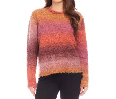 Karen Kane Ombre Boucle Sweater