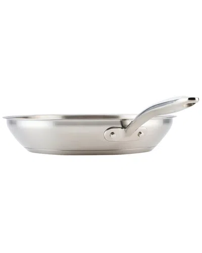 Rachael Ray Professional Stainless Steel 12.5in Induction Frying Pan In Metallic