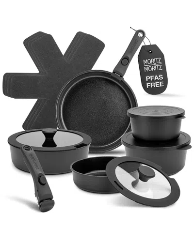 Moritz & Moritz 15pc Nonstick Cookware Set