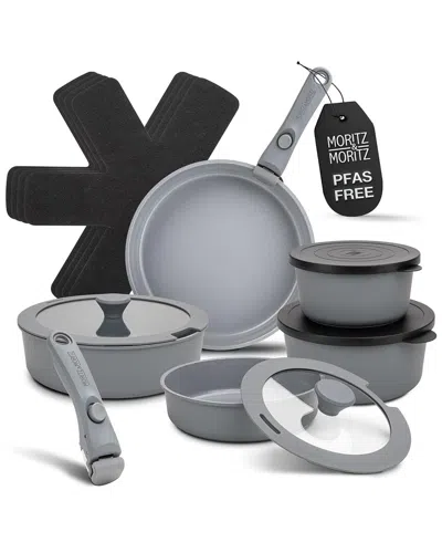 Moritz & Moritz 15pc Nonstick Cookware Set