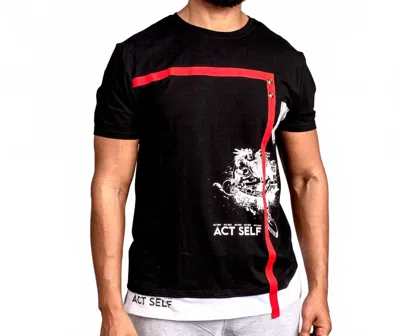 The Athletic Side Of Us Act Self Black Short Sleeve T-shirt