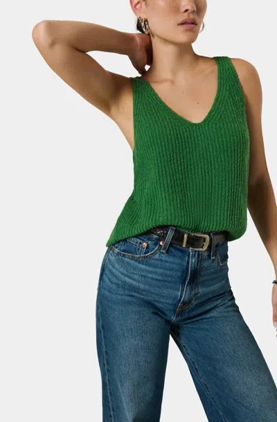 Nation Ltd Cece Knit Tank Top In Green Lawn In Green
