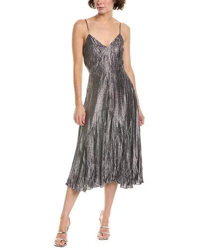 Michael Kors Collection Crushed Silk-blend Slip Dress