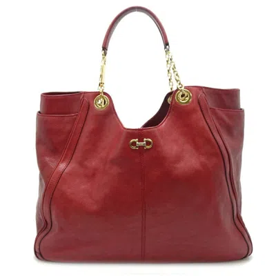 Pre-owned Ferragamo Color Leather Shoulder Bag Tote Bag () In Multi