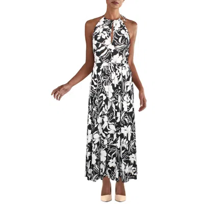 Polo Ralph Lauren Womens Floral Maxi Halter Dress