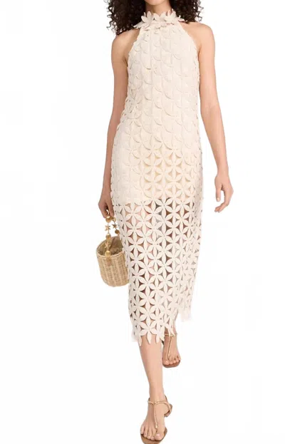 Jbq Cali Midi Dress In Natural In White