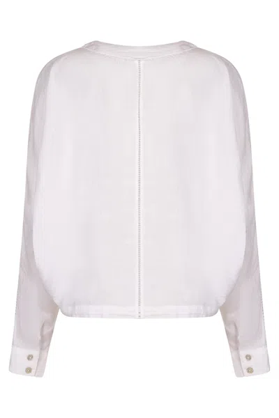 120% Lino Drawstring Linen Shirt
