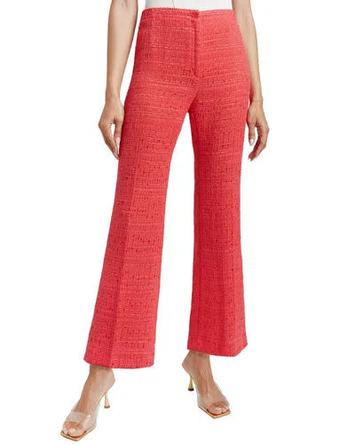 Santorelli Liza Ankle Flared Pant In Red