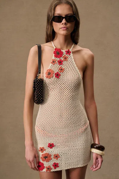 Akoia Swim For Fwrd Puspa Mini Dress In Neutral