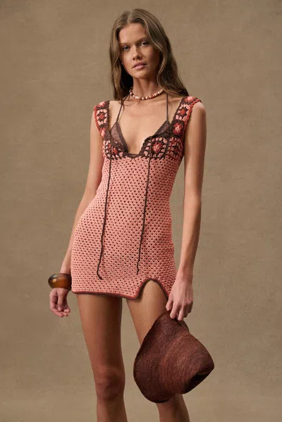 Akoia Swim For Fwrd Sari Mini Dress In Multi