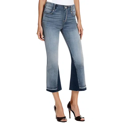 Liverpool Los Angeles Gia Womens Raw Hem Denim Cropped Jeans