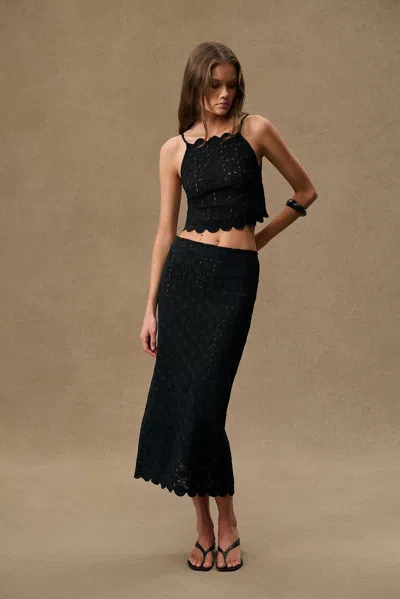 St Agni For Fwrd Doily Column Skirt