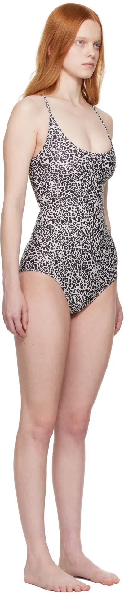 Bellini Bikini White Saona Cheetah Swimsuit