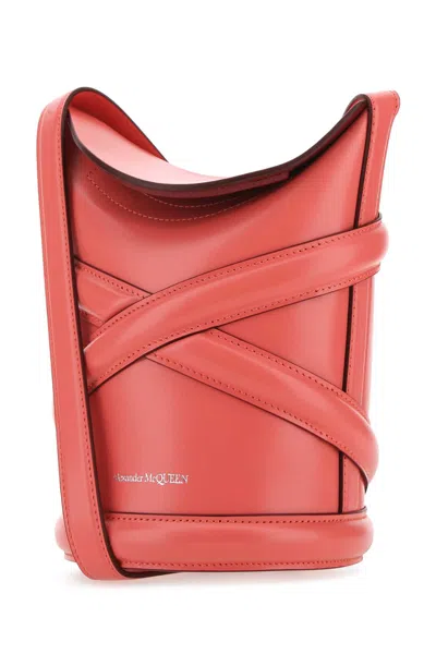 Alexander Mcqueen Structured Strap Bucket Bag