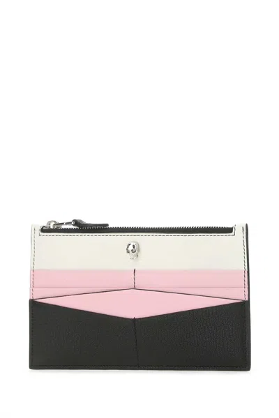Alexander Mcqueen Multicolor Leather Pouch