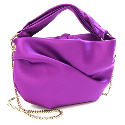 Pre-owned Jimmy Choo Satin Handbag Shoulder Bag ()