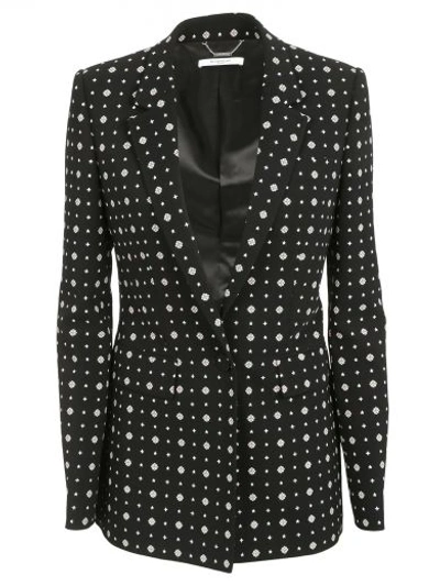 Shop Givenchy Stretch Cady Blazer In Black