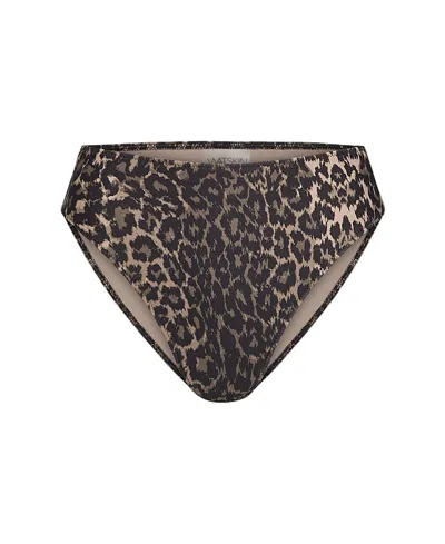 Watskin Belle Bikini Bottom In Animal Print