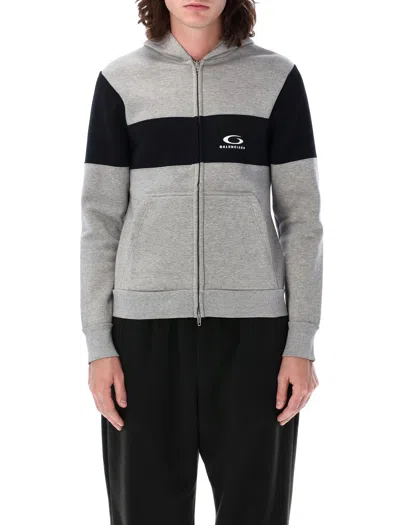 Balenciaga Melange Grey Cotton Sweatshirt