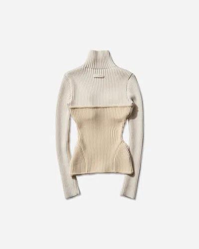 Jean Paul Gaultier Women S Corset Turtleneck Sweater