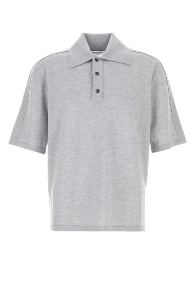 Bottega Veneta Light Grey Melange T-shirt In Gray