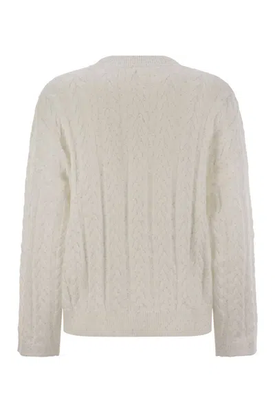Brunello Cucinelli Women Dazzling Double Cable Cotton Jersey