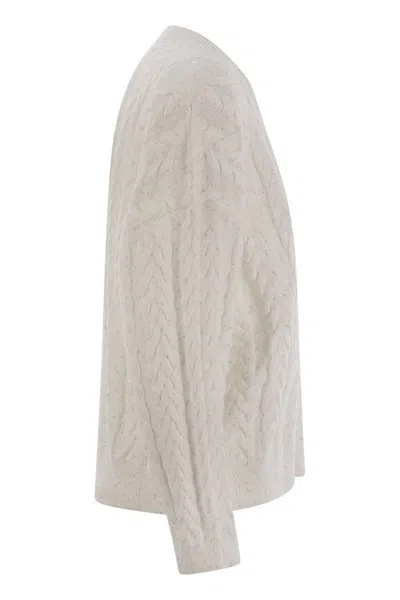 Brunello Cucinelli Women Dazzling Double Cable Cotton Jersey