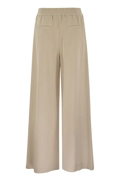Brunello Cucinelli Track Trousers In Cotton Fleece Smooth